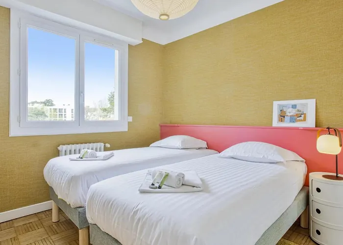 Apartamento T3 Design Et Familial Avec Parking Proche Commodites