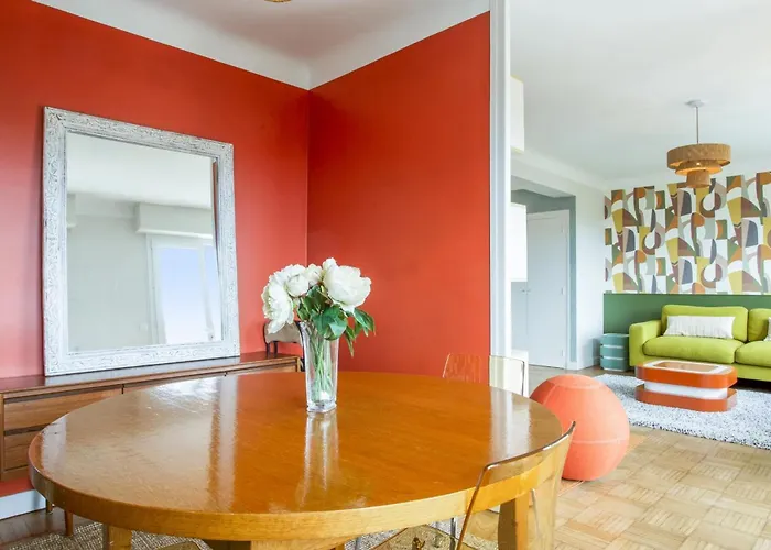 T3 Design Et Familial Avec Parking Proche Commodites Biarriz